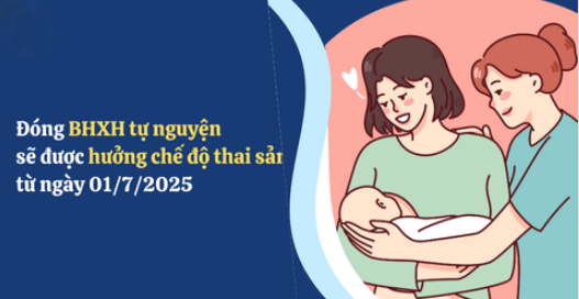 chế độ thai sản BHXH tự nguyện