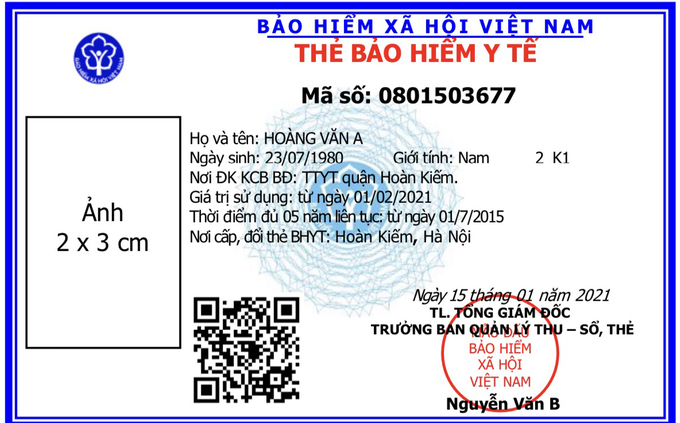 Thẻ bảo hiểm y tế