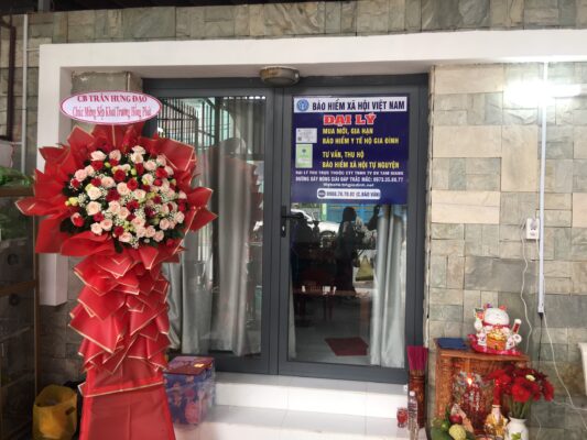 Điểm thu BHYT - BHXH tại Đại lý Bảo Vân - Tp.HCM - thuộc Đại lý thu Công ty Tam Giang