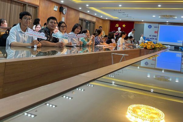 Đại lý thu BHYT - BHXH - Cty Tam Giang tập huấn nghiệp vụ BHYT và BHXH tại trụ sở BHXH Tp.HCM (Quận 7, ngày 25/04/2025)