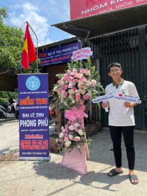 Điểm thu BHYT - BHXH đối diện Ủy Ban Nhân Dân xã Phong Phú (đường Trịnh Quang Nghị, Bình Chánh, Tp.HCM) - thuộc Đại lý thu Công ty Tam Giang