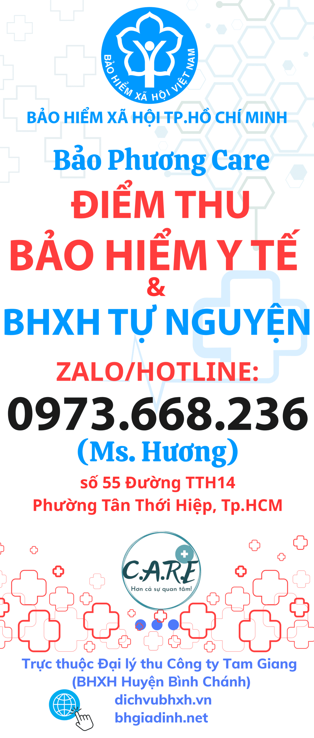 Điểm thu BHYT Bảo Phương Care - Công ty Tam Giang