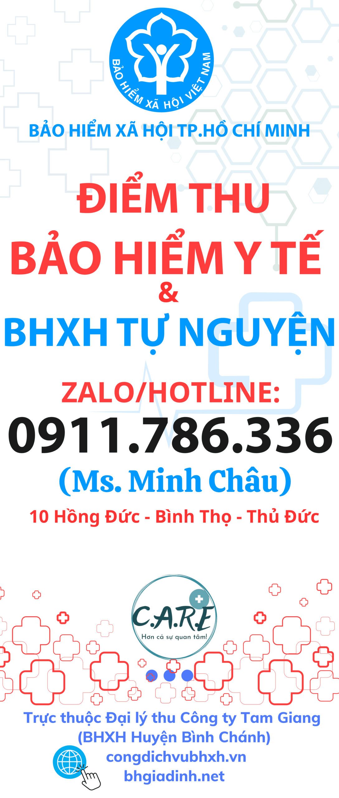 Điểm thu BHYT Minh Châu - Công ty Tam Giang
