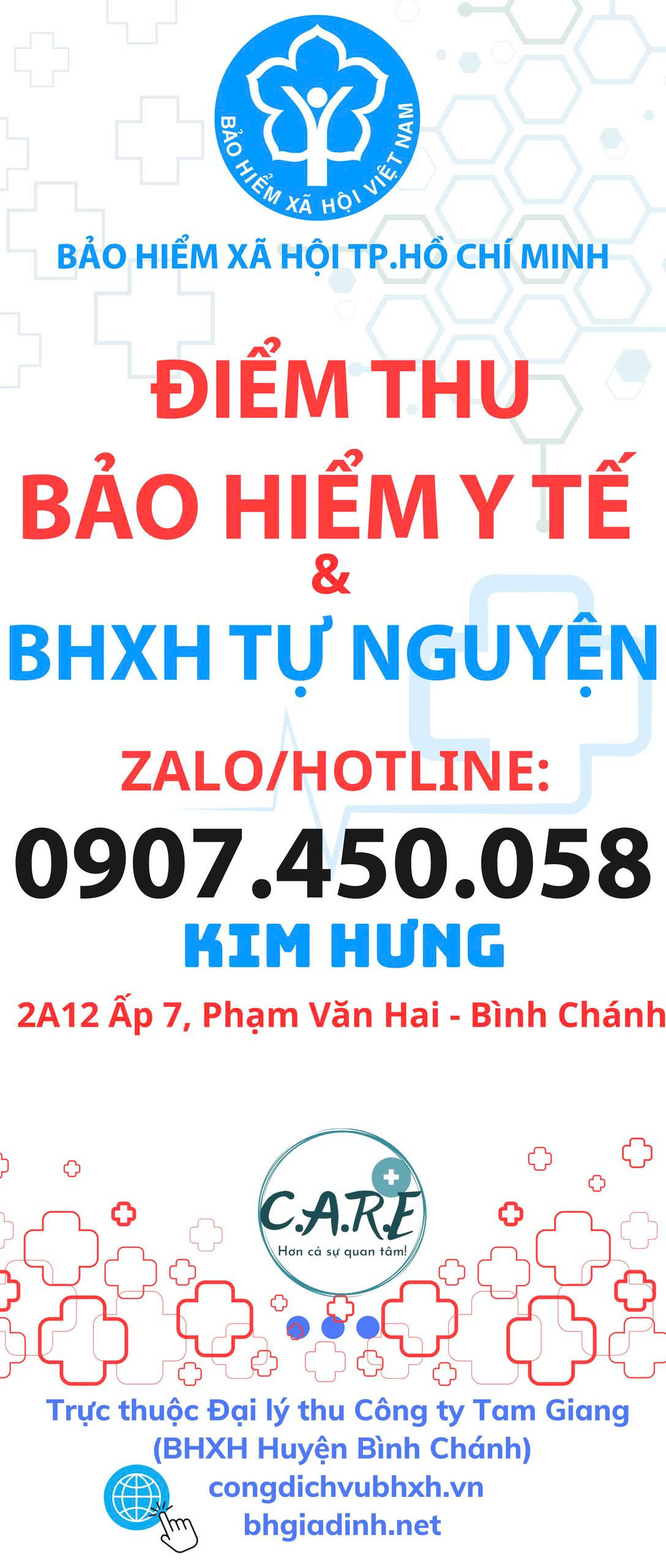 Điểm thu BHYT Kim Hưng - Công ty Tam Giang